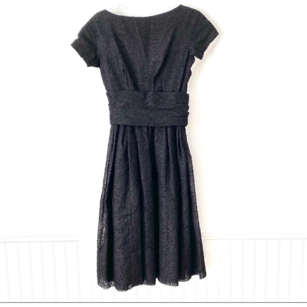 Vintage Lanz Originals 1950s Fit Flare Black Dress